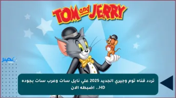 تردد قناة توم وجيري الجديد 2025 على نايل سات وعرب سات بجودة HD.. اضبطه الآن